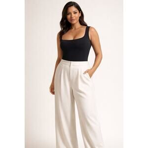 Popilush Cloudsense Black Bodysuit Square Neck Sleeveless Shapewear S